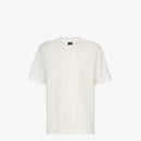 Fendi - T-shirt en piqué FF blanc