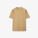 Burberry - T-shirt en coton avec badge EKD Sable