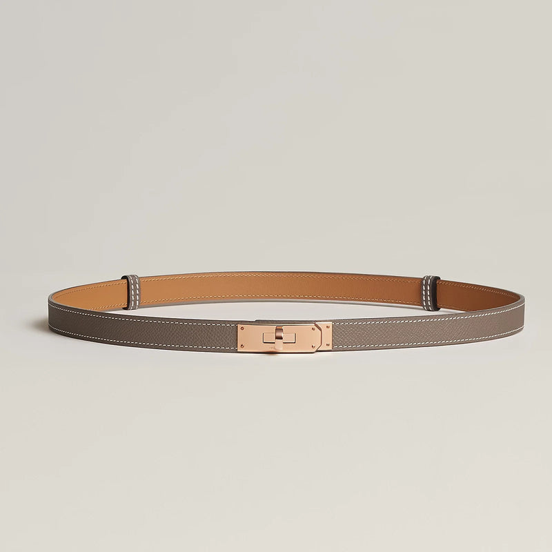 Hermès - Ceinture Kelly 18 Étoupe