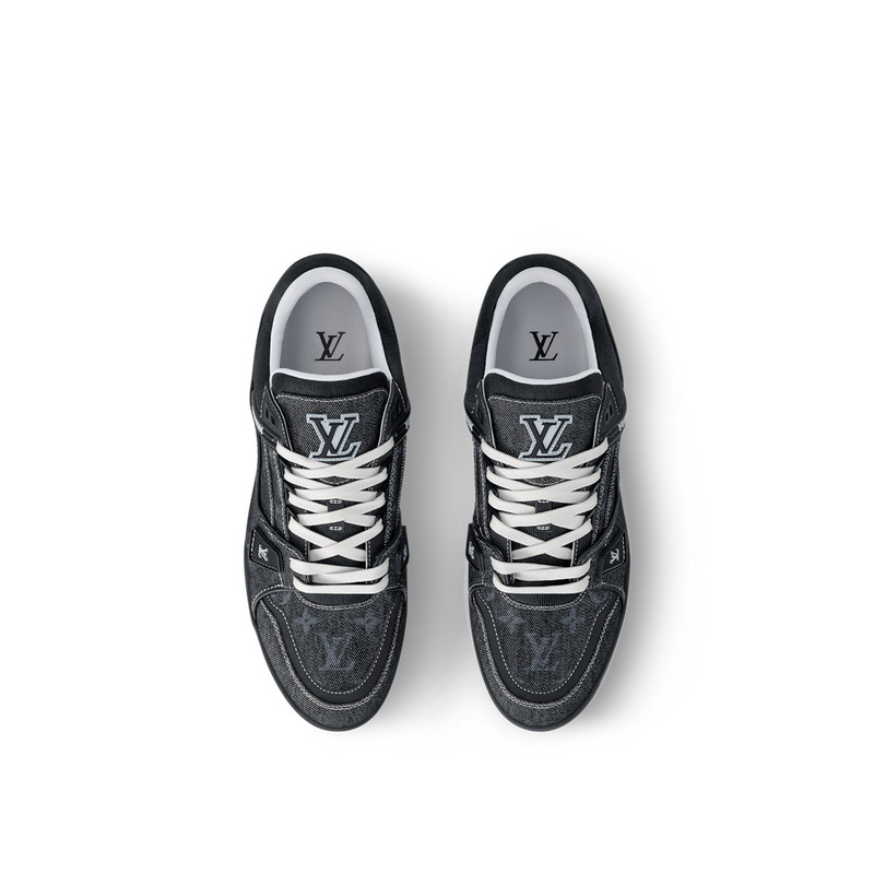 Sneaker LV Trainer Noir Gris