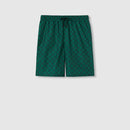 GUCCI - Short de bain en nylon Vert