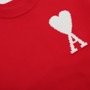 Ami Paris - Pull Ami Rouge Coeur Blanc