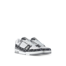 Sneaker LV Trainer Gris Blanc