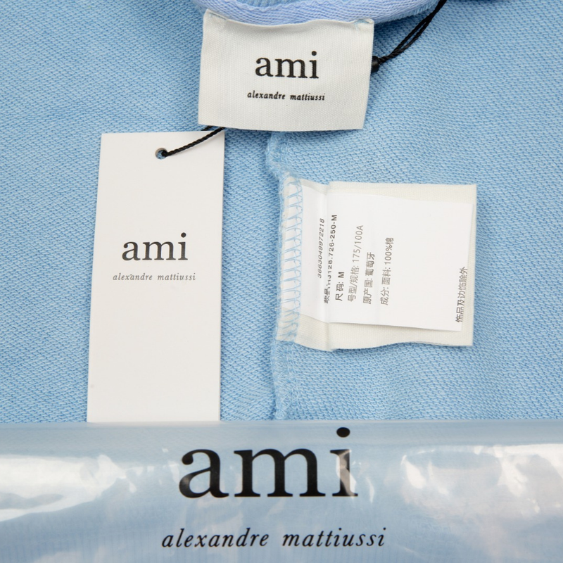 Ami Paris - Veste Bleu Cœur Bleu