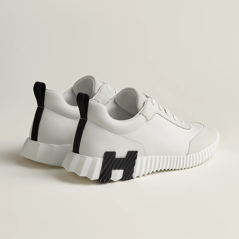 Hermès - Sneakers Bouncing Blanc/Noir