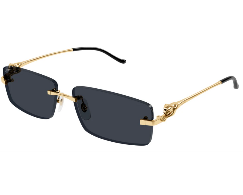 Cartier - Lunettes solaires Panthère Verres Gris Foncée