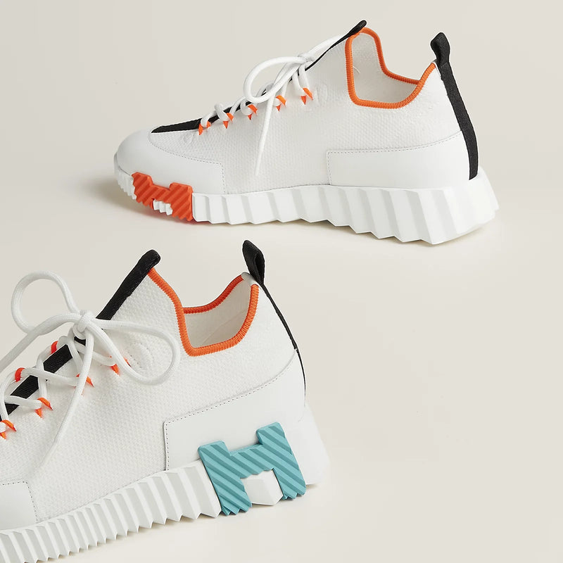 Hermès - Sneakers slip-on Lift Multicolore Blanc