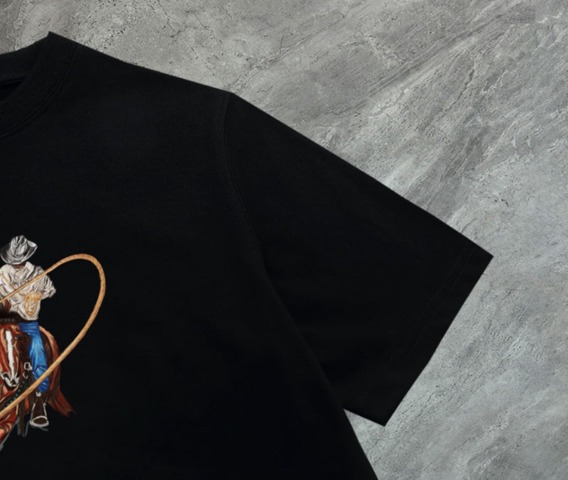 Louis Vuitton - T-shirt manches courtes Cow-Boy Noir