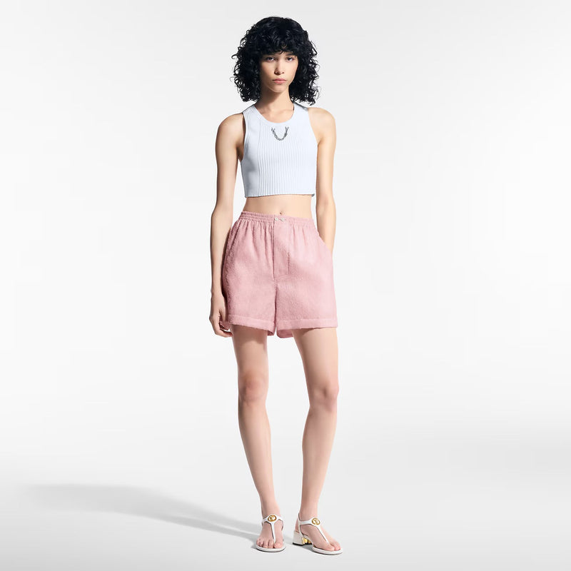 Louis Vuitton - Short style caleçon Monogram Fil Coupé