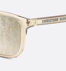 Dior - Lunettes De Soleil DiorTag SU rectangulaires Beige Transparent