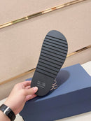 Dior - Sandale en Toile monogramme Dior Blanc/Noir