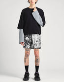 Amiri - Short en soie imprimé cachemire