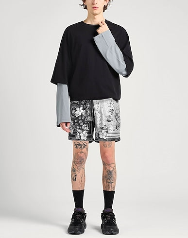 Amiri - Short en soie imprimé cachemire