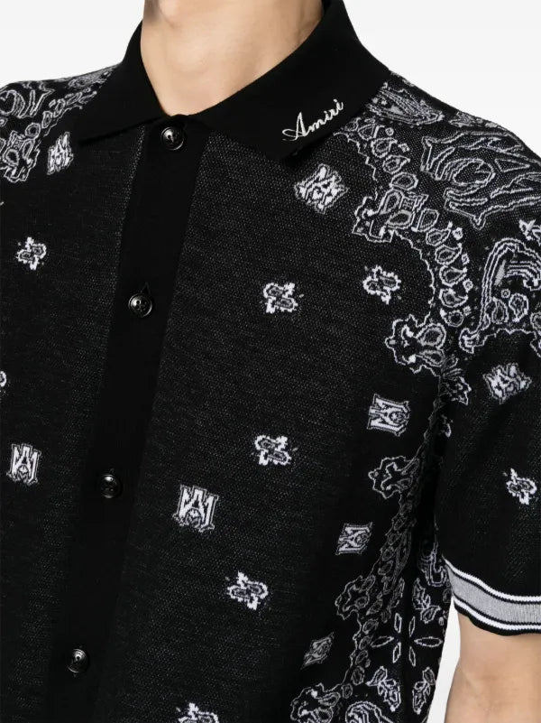 Amiri - Polo à motif cachemire