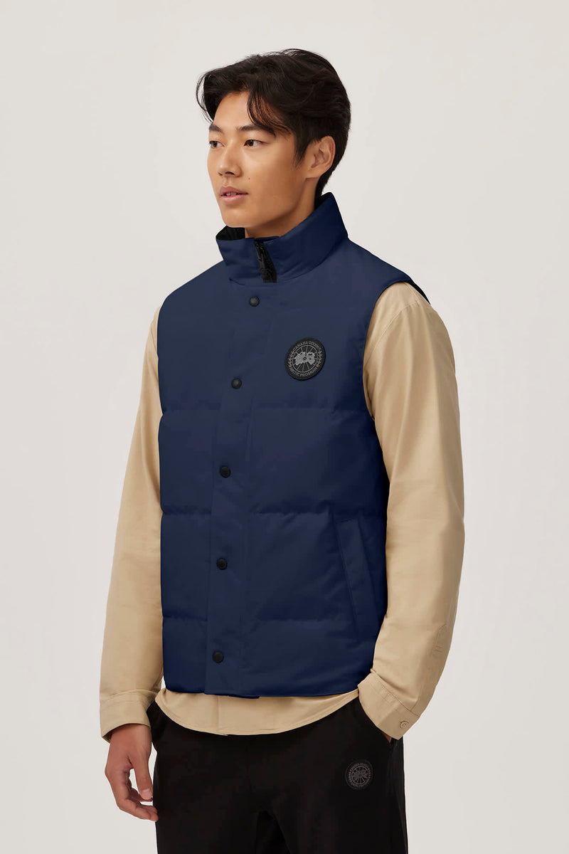 Canada Goose - Gilet Garson Bleu Marine Black Label