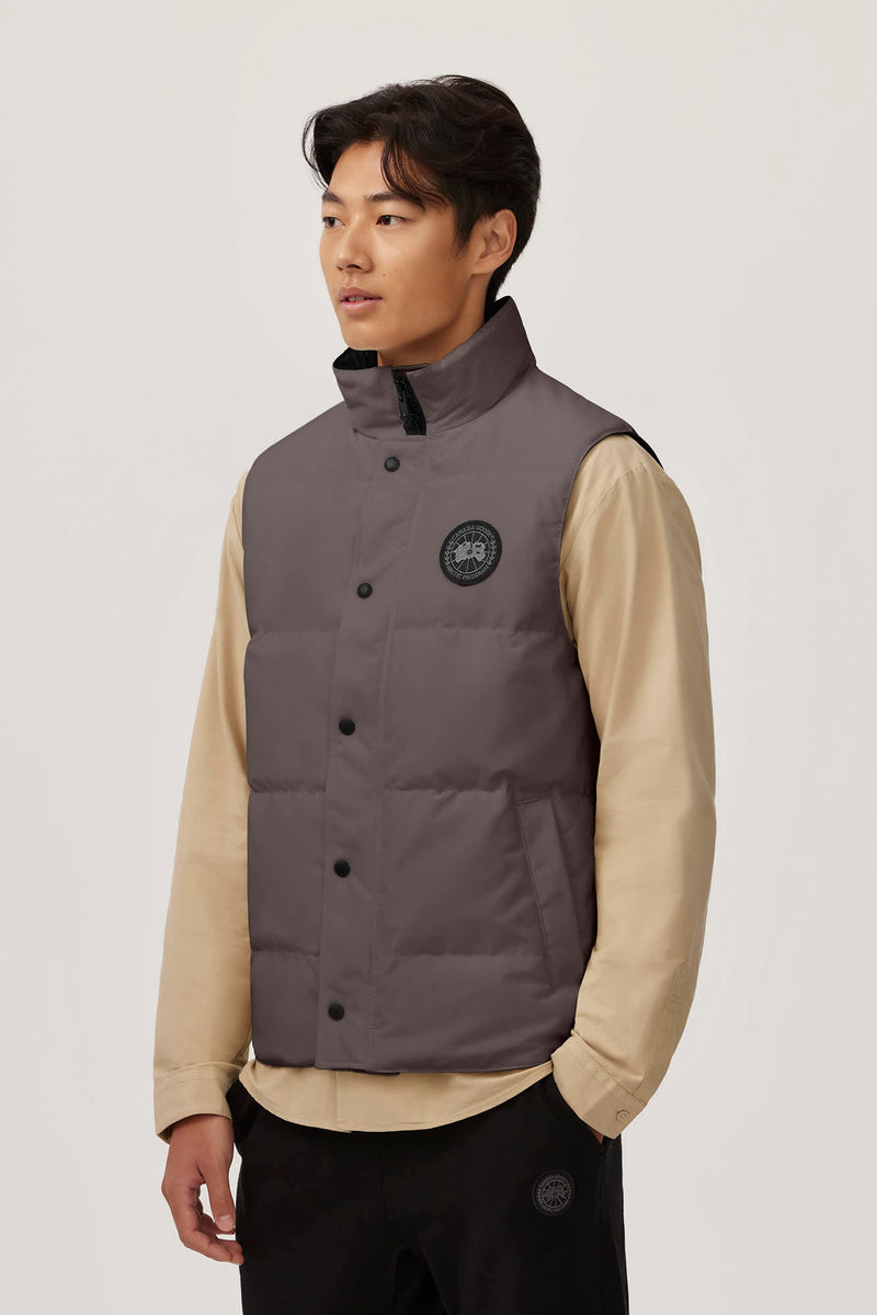 Canada Goose - Gilet Garson Gris Black Label