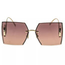 Dior - Lunettes De Soleil Oversize Rose