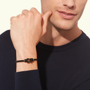 Fred - Bracelet Force 10 Titane Noir / Diamants Noir