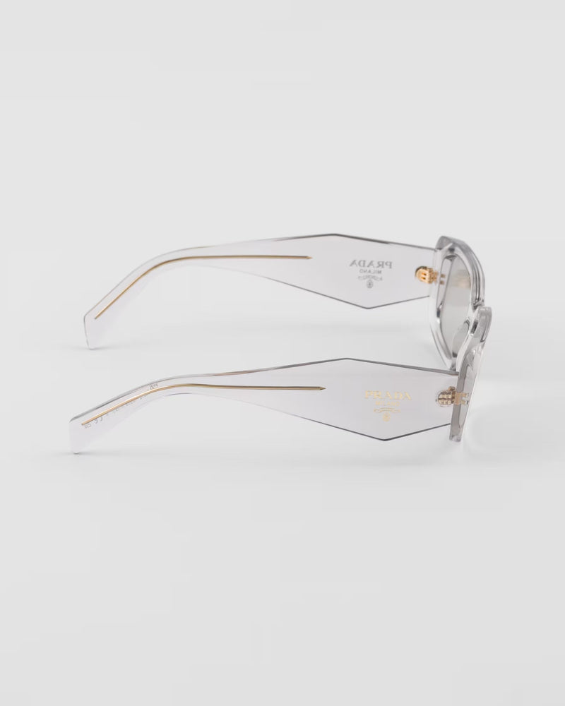 Prada - Lunettes De Soleil Prada Symbole Verres Gris Clair