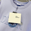 Dior - T-shirt en coton Dior Graphique Coloré Lavande