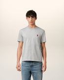 Ami - T-shirt Patch Ami De Cœur en coton Gris