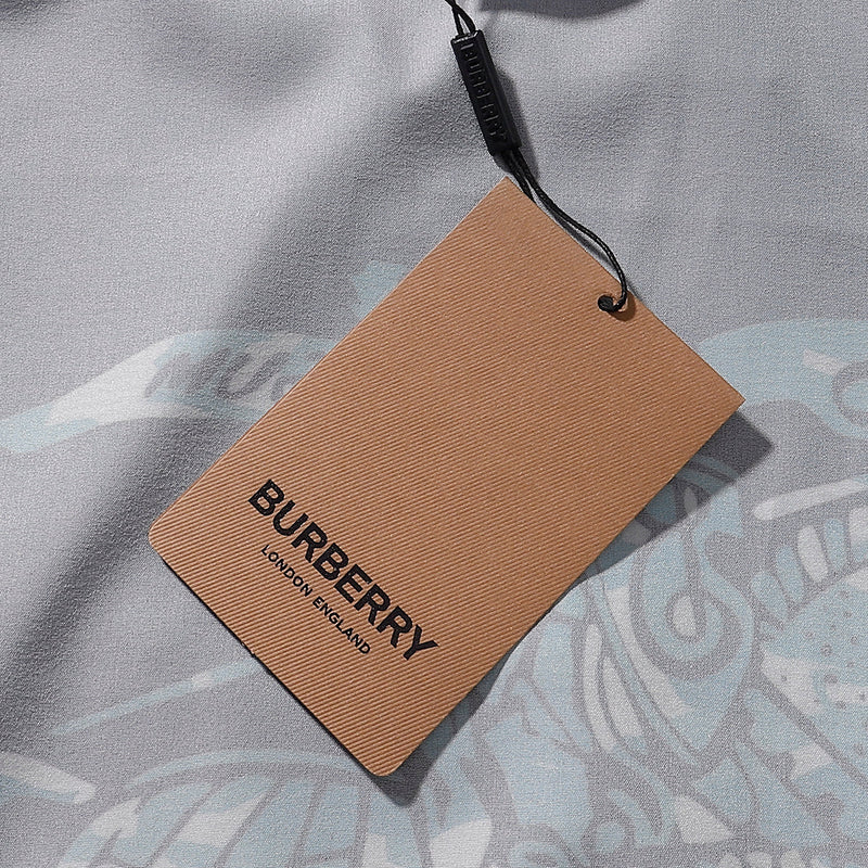 Burberry - Chemise Burberry avec motif graphique et logo - Noir