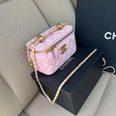 Chanel - Sac à bandoulière Blanc/Noir/Rose