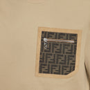 Fendi - T-shirt en jersey FF Beige