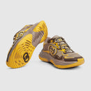 BASKETS GUCCI RIPPLE POUR HOMME Jaune Marron