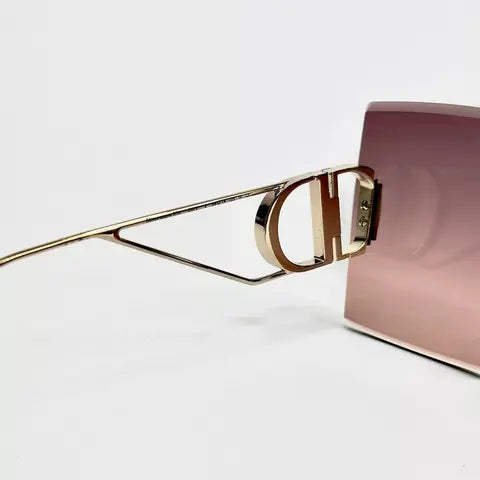 Dior - Lunettes De Soleil Oversize Rose