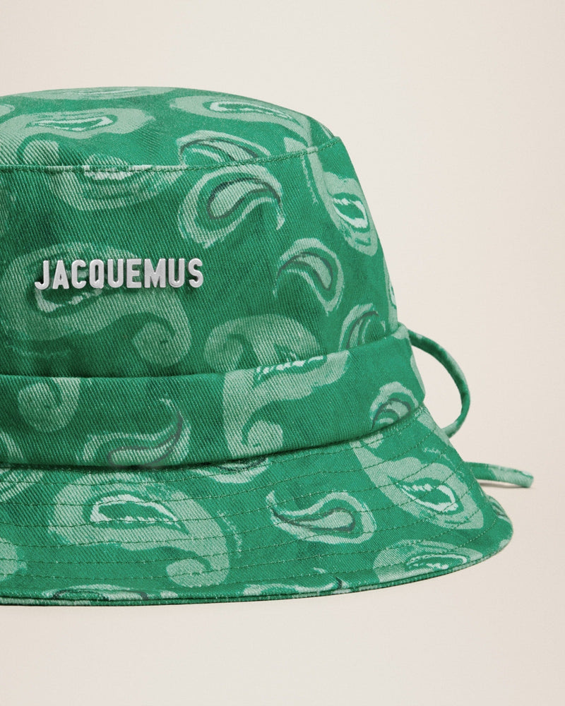 Le bob Gadjo Imprimé Pop Vert Paisley