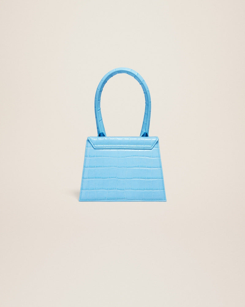 Le Chiquito moyen croco bleu