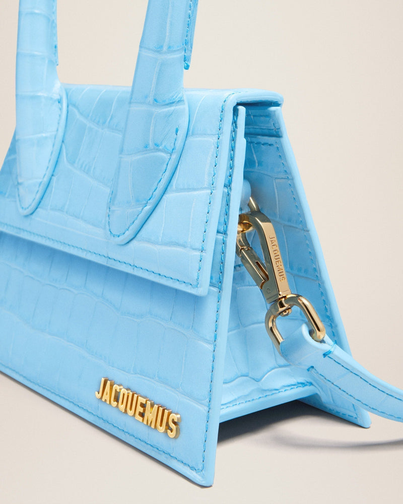 Le Chiquito moyen croco bleu