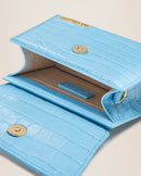 Le Chiquito moyen croco bleu