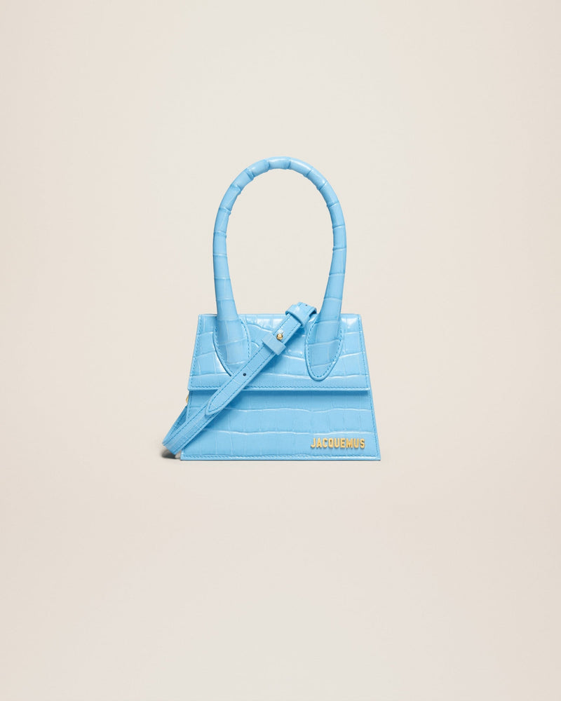 Le Chiquito moyen croco bleu