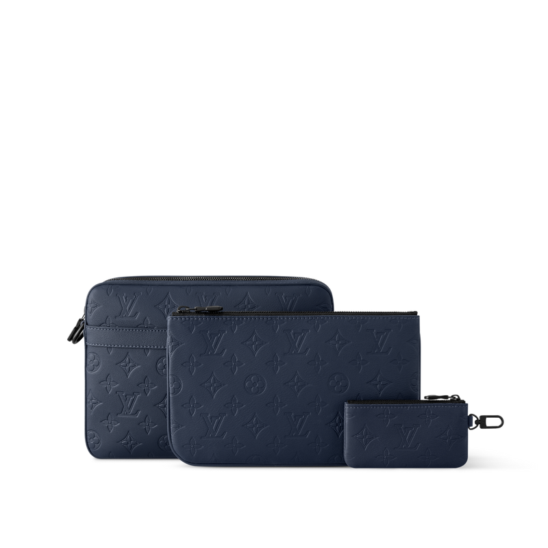 Sac Trio Messenger Bleu Nuit