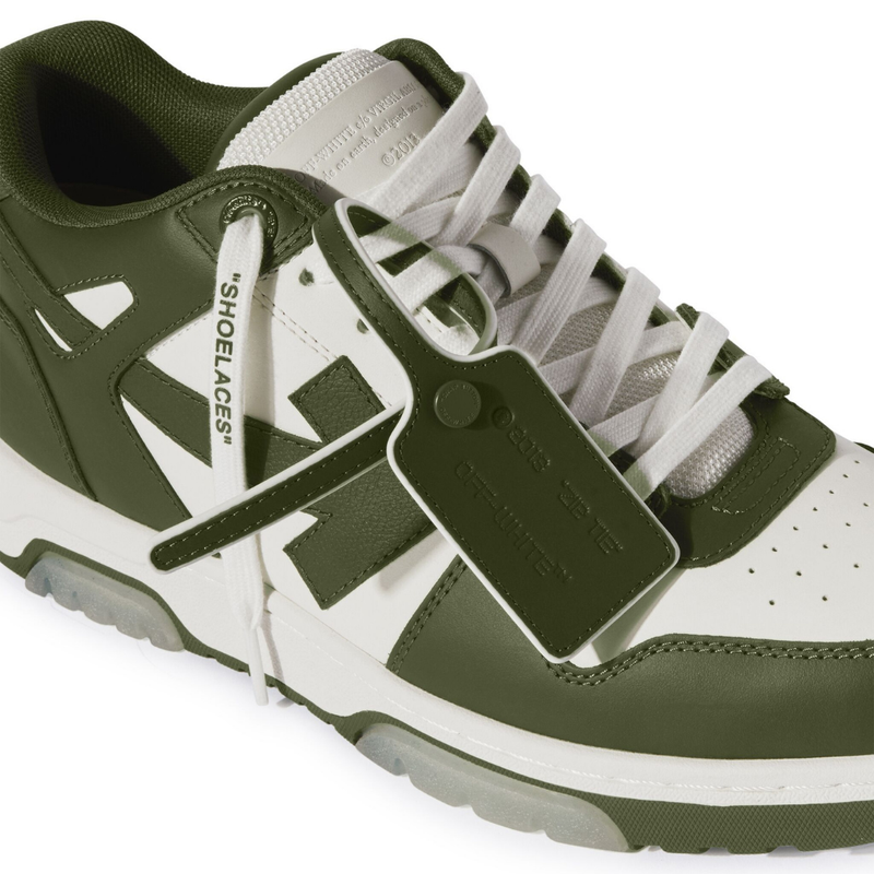 Off White Olive Green