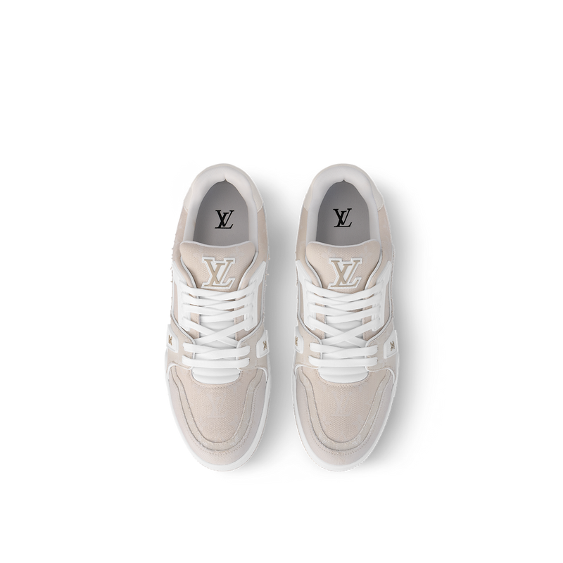 Sneaker LV Trainer Beige Blanc