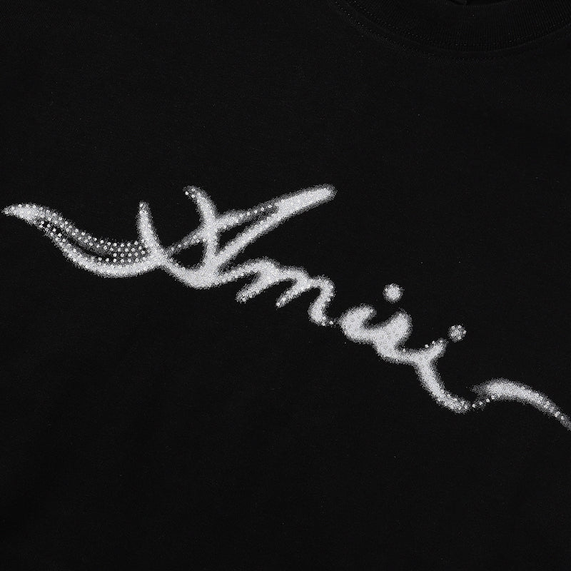 Amiri - T-shirt en coton Smoke Noir