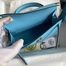 Hermes - Birkin 19 cm Bleu azur