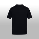 Fendi - T-shirt avec logo Fendi en jaune sur une étiquette - Noir