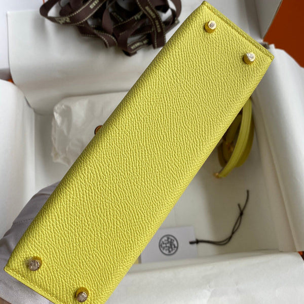 Hermes - Birkin 19 cm Jaune soleil