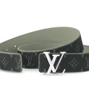 Louis Vuitton - Ceinture LV Initiales 40 mm réversible Kaki