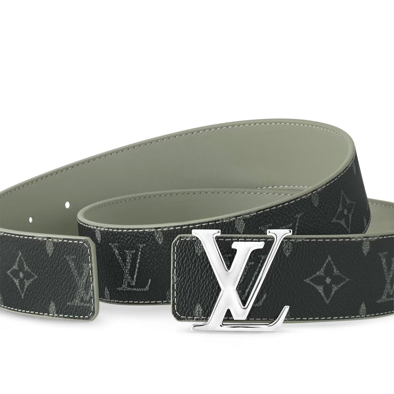 Louis Vuitton - Ceinture LV Initiales 40 mm réversible Kaki