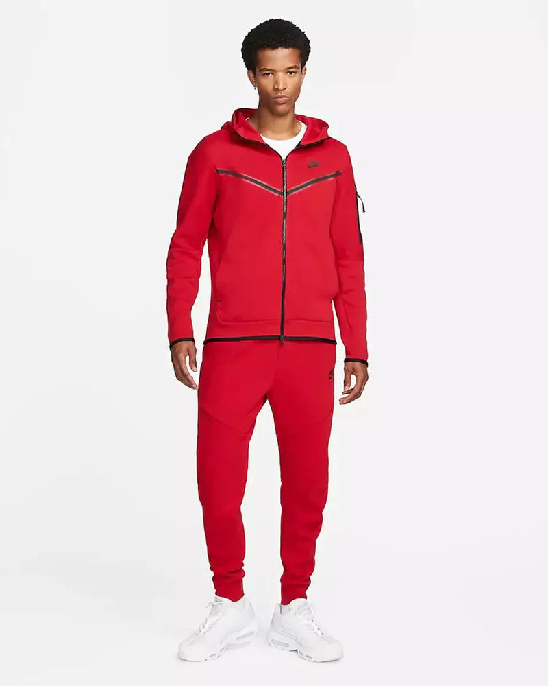 Nike Tech Fleece Tracksuit University Red