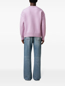 Ami Paris - Pull Ami Rose Coeur Blanc