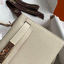 Hermes - Birkin 19 cm Crème Vanille