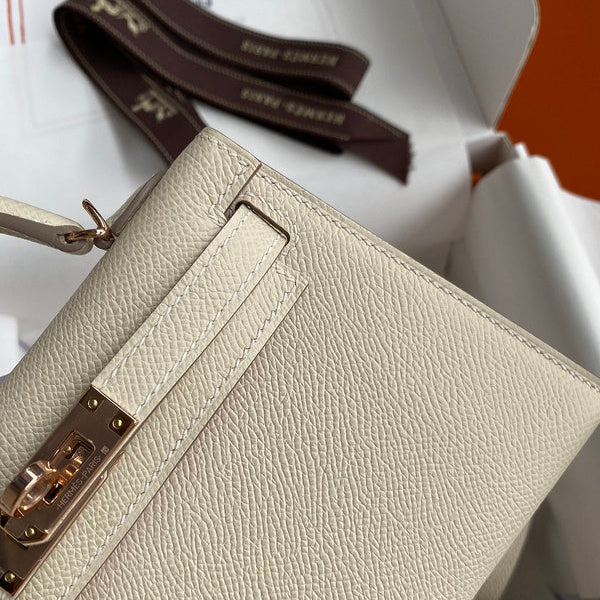 Hermes - Birkin 19 cm Crème Vanille