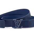 Louis Vuitton - Ceinture LV Initiales 40 mm réversible Bleu