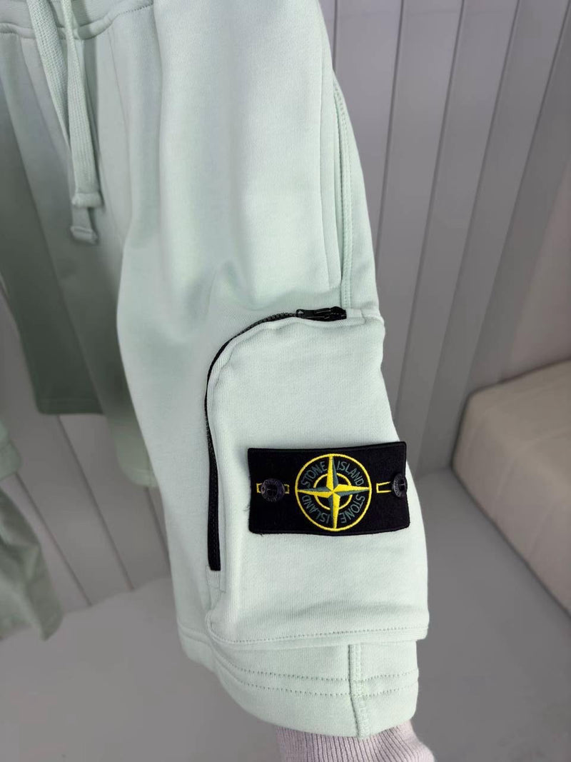 Stone Island - Ensemble T-SHIRT + SHORT Vert